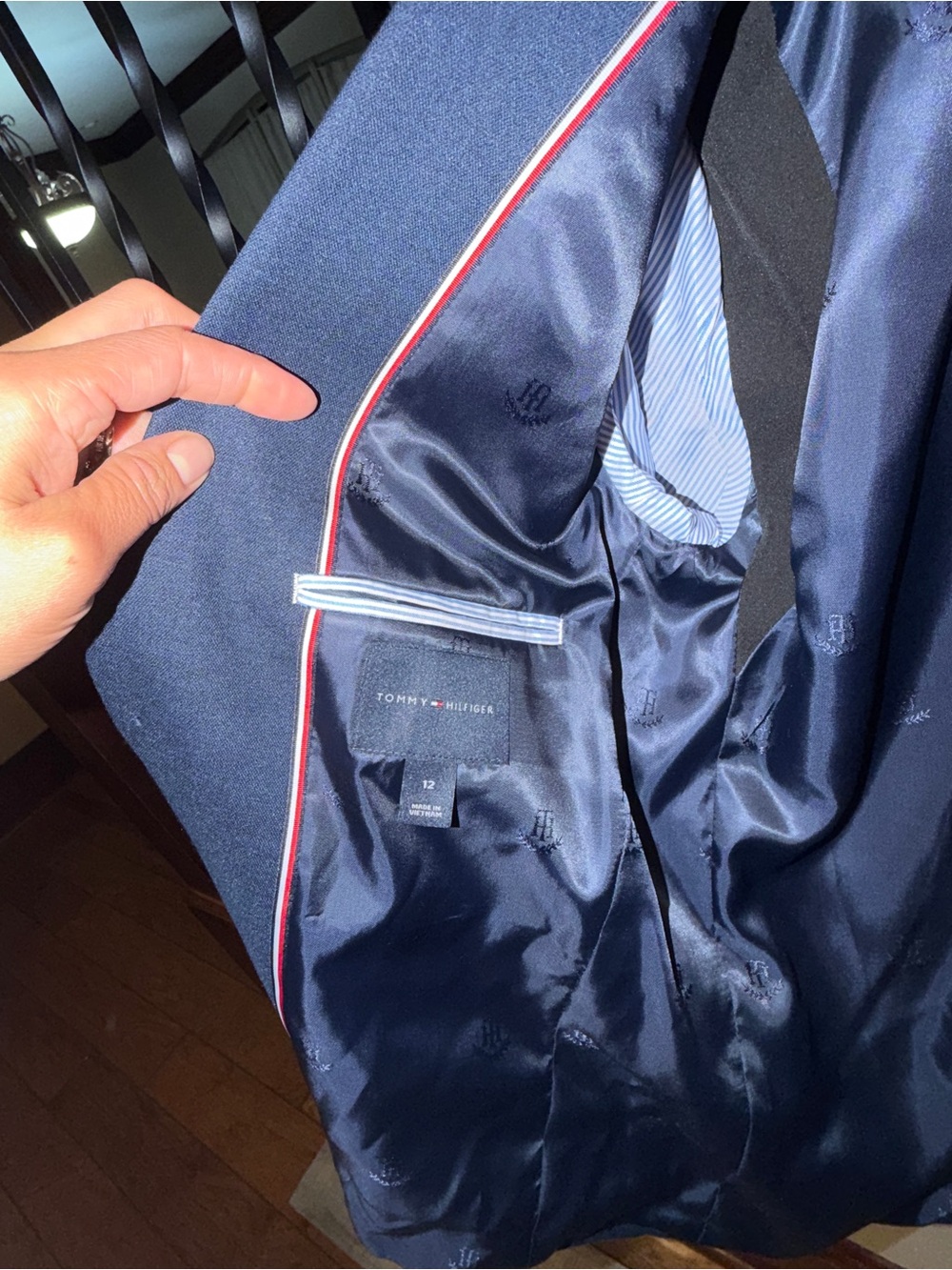 Classic Boy’s Navy Two-Piece Suit Jacket & Trousers - Picture 3 of 4